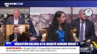 quotTu es une grosse poubellequot  Sébastien Delogu atil vraiment insulté Aurore Bergé à l’Assemblée [upl. by Berton]