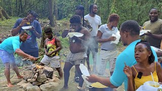 Jamaica Ghana collaboration  Wode Maya Colaz Smith tv  coconut dumpling fufu [upl. by Hatfield629]