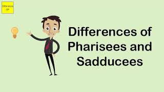 Differences of Pharisees and Sadducees [upl. by Ho860]