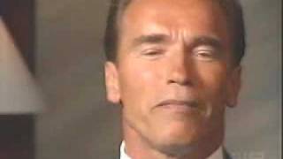 Governor Arnold Schwarzenegger Interview bodybuilding politics [upl. by Norabel91]