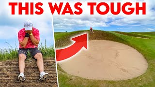 I take on the HARDEST COURSE in the WORLD Carnoustie Course Vlog [upl. by Mateya]