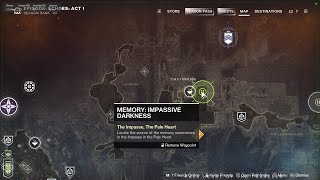 How to unlock Facet of Solitude  How to get Memory Impassive Darkness  Prismatic Fragment guide [upl. by Hameerak]