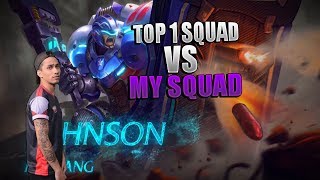 TOP 1 SQUAD VS MY SQUAD PART 2  MOBILE LEGENDS  2000 DIAMONDS GIVEAWAY  GAMEPLAY  RANK  JOHNSON [upl. by Baudoin]