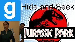 Garrys Mod HIDE AND SEEK  A JURASSIC ESCAPE 27 [upl. by Baker]