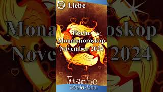 Fische LIEBE ❤️ Horoskop November 2024 [upl. by Assylla]