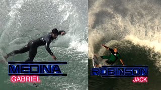 Gabriel Medina versus Jack Robinson [upl. by Ydnas]