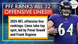 ProFootballFocus has RANKED all 32 NFL Teams Olines and the RAvens are at 25YIKES 1080 [upl. by Normand]