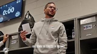 FULL MIKE MCDANIEL LOCKER ROOM SPEECH AFTER BLACK FRIDAY WIN AGAINST NEW YORK JETS  MIAMI DOLPHINS [upl. by Jobie]