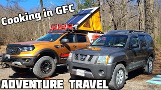 Adventure Travel  Cooking in Go Fast Camper wCustom Counters  4 Nights • Tuscarora State Forest [upl. by Kendal]