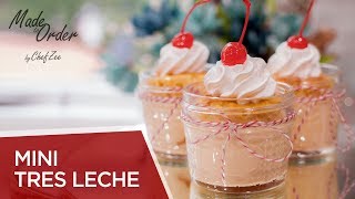 Mini Tres Leches Cake  Best Tres Leches Cake Recipe  Made To Order  Chef Zee Cooks [upl. by Godwin649]