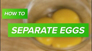 How To Separate Eggs [upl. by Jaquiss]