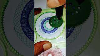 SPIROGRAPH SATISFYING ART spirograph spirographtutorial shorts short 2024 satisfying colors [upl. by Lladnek817]