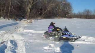 Polaris xlt 600 snowmobile [upl. by Salas]