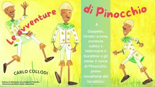 3 Capitolo  Le avventure di Pinocchio  Carlo Collodi  audio  lettura del libro 336 [upl. by Bobine]