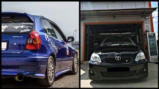 Toyota Corolla Tsport 2ZZGE 175whp VS Toyota Corolla E11 178whp [upl. by Alvis651]