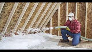 Insulating the garage after the drywall has been installed [upl. by Dionisio201]