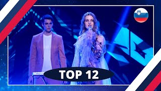 TOP 12  EMA 2022  FINAL  EUROVISION 2022  SLOVENIA [upl. by Akcemat]