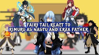 Fairy tale react to rimuru as nastu and erza fatheraugacha club ship rimuru x velgrynd [upl. by Eiffub]