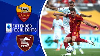 Roma vs Salernitana Extended Highlights  Serie A  CBS Sports Golazo [upl. by Saffian]