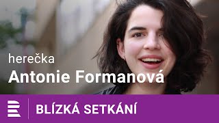 Antonie Formanová na Dvojce Možná bych měla být víc jako Zdeňka [upl. by Nashom]