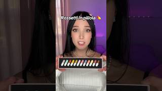 Rossetti in pillola TikTok di Eleonora Olivieri [upl. by Shriver]