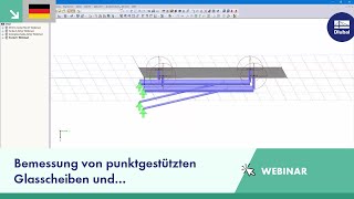 Webinar Bemessung von punktgestützten Glasscheiben und Isolierglasscheiben in RFEM [upl. by Trillby]