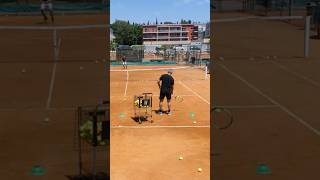 Petros Tsitsipas and Apostolos Tsitsipas Tennis 🎾 Practice at The Academy tennis practice coach [upl. by Germaun17]