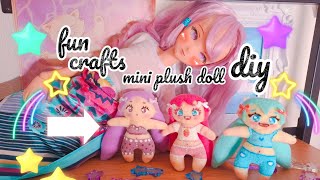 Make a plushdoll for your Doll Smartdoll ✨️ Dollfie Dream ✨️ Obitsu ✨️ BJD✨️ Tinyfox ✨️ [upl. by Hootman469]