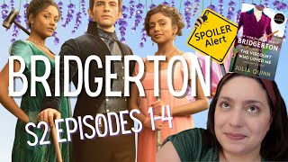 Bridgerton Season 2 Ep 14 Bridgerton Netflix Vlog amp Review  Show vs Books [upl. by Hopfinger]