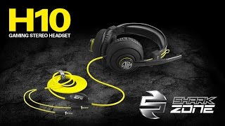 Sharkoon SHARK ZONE H10 Stereo Headset en [upl. by Ellett648]