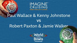 World Indoor Bowls Championship  P Wallace amp K Johnstone vs R Paxton amp J Walker Day 4 Match 5 [upl. by Yengac]