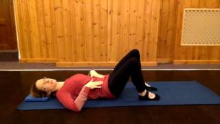 Hip twist level 1  Pilates exercise [upl. by Drus]