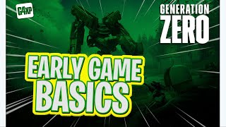 Generation Zero  Tips amp Tricks  EARLY GAME BASICS [upl. by Darsie876]