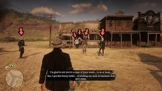 What happens if you save the Armadillo sheriff from the Del Lobos  RDR2 [upl. by Oir800]