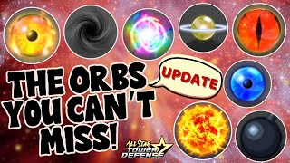 Complete Guide of the Best Orbs in Update All Star Tower Defense [upl. by Adnocahs]