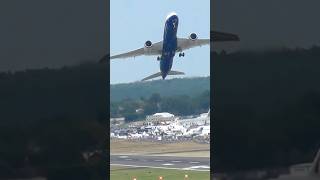 🚀 Boeing 787 CombatLike Takeoff aviation plane airplane [upl. by Fraya758]