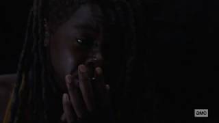 The Walking Dead s10e13  Michonne finds proof Rick is alive [upl. by Ainattirb168]