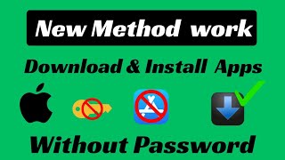 Download apps without apple id password  Install apps without apple id password  App Store Update [upl. by Auhso]