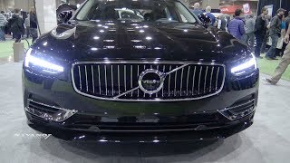 2018 Volvo S90 T8  Exterior And Interior Walkaround  2018 Montreal EV Show [upl. by Pauly]