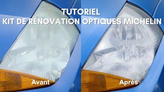 Tutoriel dutilisation  Le kit de Rénovation Optiques Michelin [upl. by Enicnarf]