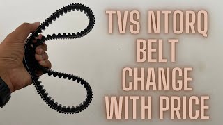 TVS NTORQ Belt Change With Price bendobelt tvsntorqbs6 [upl. by Ellenrahc]