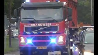 COMPAGNIEBRAND EGMOND 17 BRANDWEERVOERTUIGEN MET SPOED [upl. by Maegan]