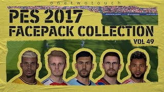 PES 2017 FACEPACK COLLECTION V49 [upl. by Cirle902]