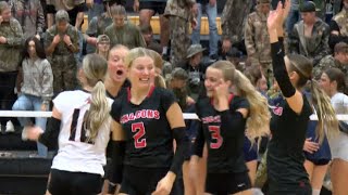 AplingtonParkersburg sweeps SumnerFredericksburg for 2A State Volleyball berth [upl. by Lustig]