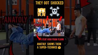 ANATOLY 😱🔥 SHOCKED ‼️ THEM Anatolyprank Gymprank Prank Motivational Fyp Fitness viralshorts [upl. by Ailey]