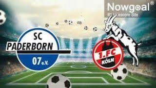 SC Paderborn VS FC Köln 3  2 [upl. by Otrebogir]