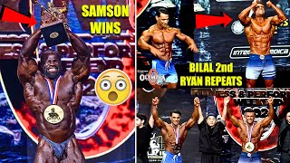 HILLA DALA 😱 Samson Becomes Mr Olympia 🏆 Bilal Placed 2nd Ryan Wins 2 Times Olympia [upl. by Germana519]