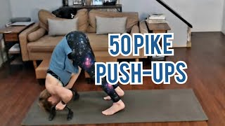 50 Pike PushUps for the Wounded Warrior Project [upl. by Niwri]