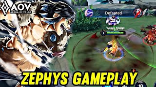 AOV  ZEPHYS GAMEPLAYARENA OF VALOR LIÊNQUÂNMOBILE ROV COT [upl. by Melburn]