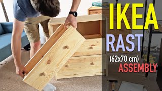 IKEA RAST 62x70 cm – Complete StepbyStep Assembly Process [upl. by Ryley]